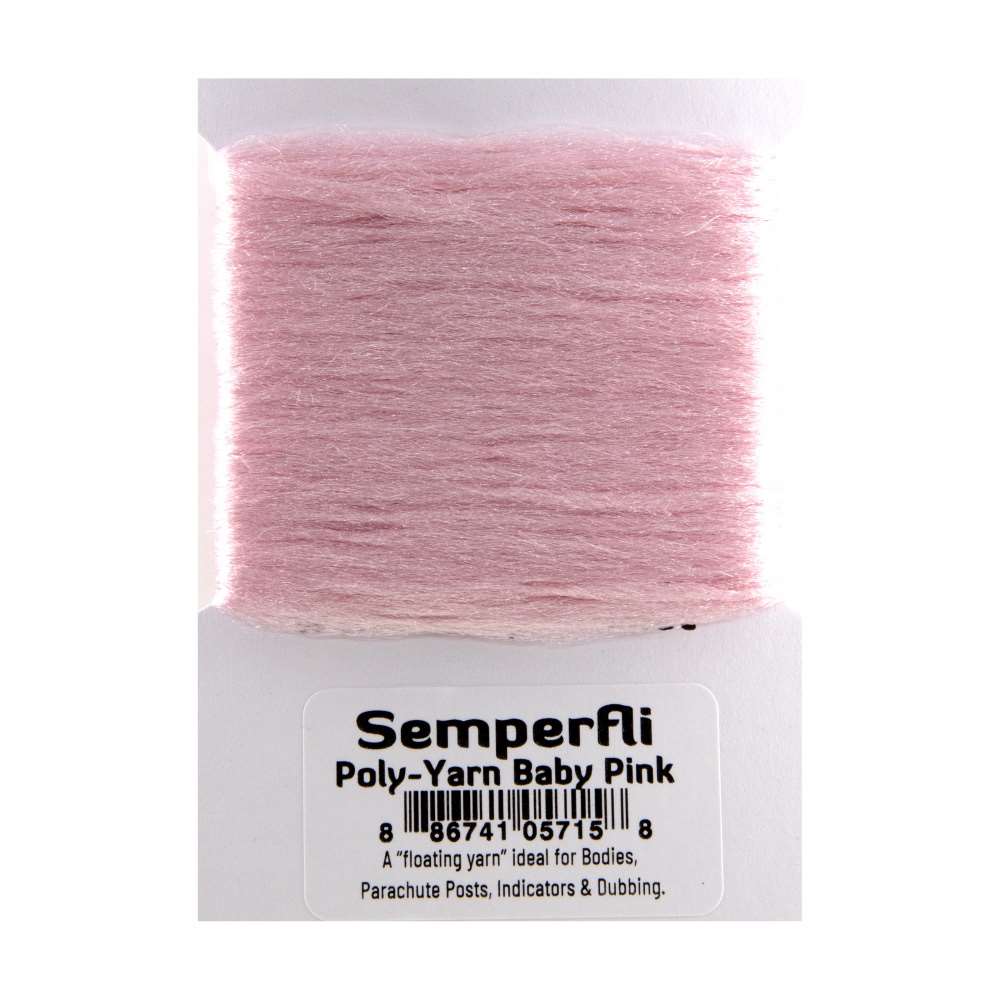 Semperfli Poly-Yarn Baby Pink Fly Tying Materials